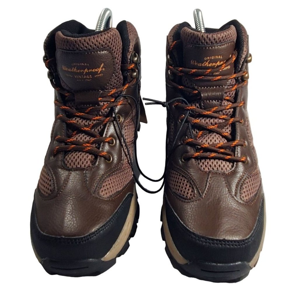 Weatherproof Vintage Men's Brendan Hiking Boots Brown Size 8M